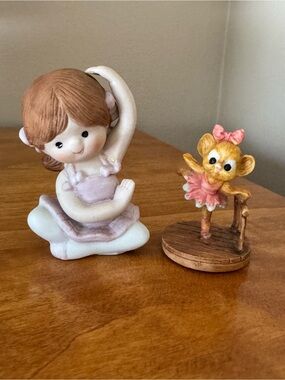Vintage Enesco Small Ballerina Figurines